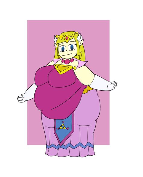 Fat Toon Zelda (re post) by Minuntheminun on DeviantArt