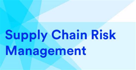 Supply Chain Risk Management Solutions Scm Insight