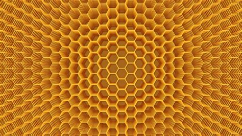 Abstract Honeycomb Structure HD Wallpaper WallpaperFX