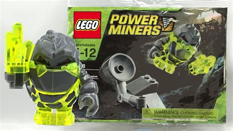 Lego Power Miners Rock Monster Launcher Review 2009 Set 8908 Youtube