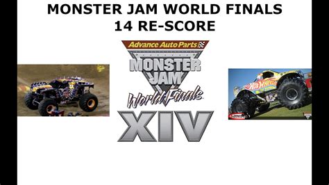 Re Scoring Monster Jam World Finals 14 Freestyle Youtube