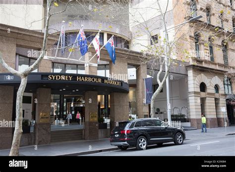 Sydney Harbour Marriott hotel in Pitt street, Sydney city centre,New south wales,Australia Stock ...