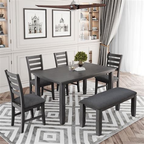 Red Barrel Studio 6 Person Dining Set Wayfair