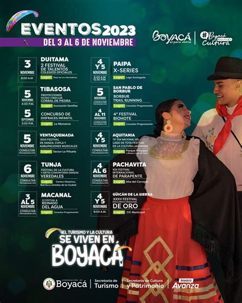 En Boyac Noviembre Comienza Art Stico Cultural Y Tur Stico