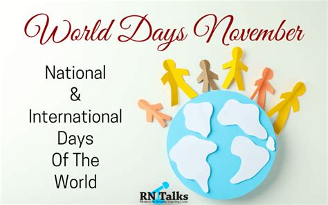 World Days November National And International Days 2025