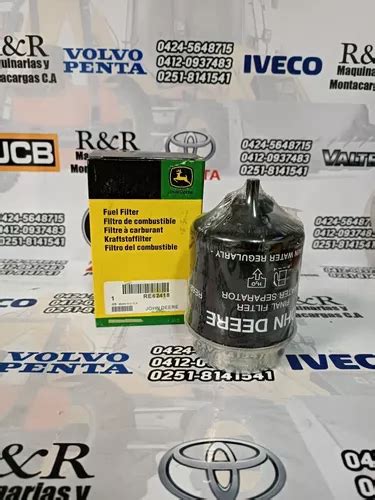 Re Filtro Combustible John Deere Retroexcavadora G Mercadolibre