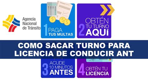 C Mo Obtener Un Turno Para Sacar Licencia De Conducir Ant Informe Ecuador