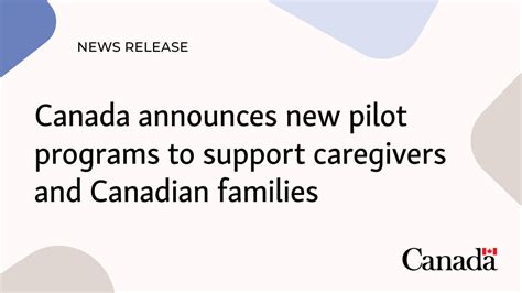 Canada Announces New Pilot Programs To Support Caregivers And Canadian