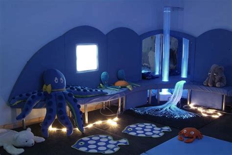 Underwater themed sensory room | Sensory bedroom, Sensory room, Sensory ...