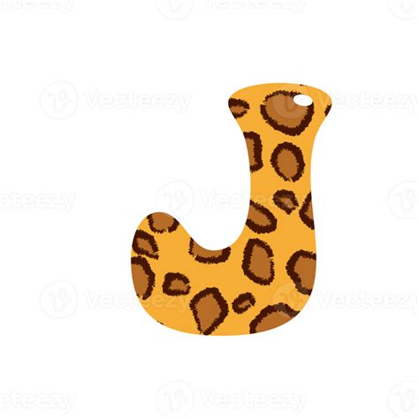 Leopard Print Alphabets And Number 10884086 Png