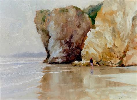 Cliff Reflections Pismo Beach By Jacobus Baas Pacific Edge Gallery