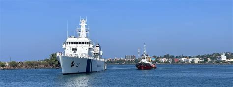 Indian Coast Guard Ships In Galle After Dosti Exercise In Maldives