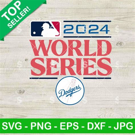 LA Dodgers 2024 World Series SVG Dodgers Baseball MLB SVG Los Angeles