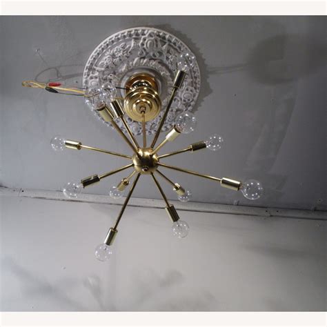 Vintage Sputnik Mid Century Modern Chandelier Aptdeco