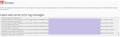 How To View The Error Log In Cpanel