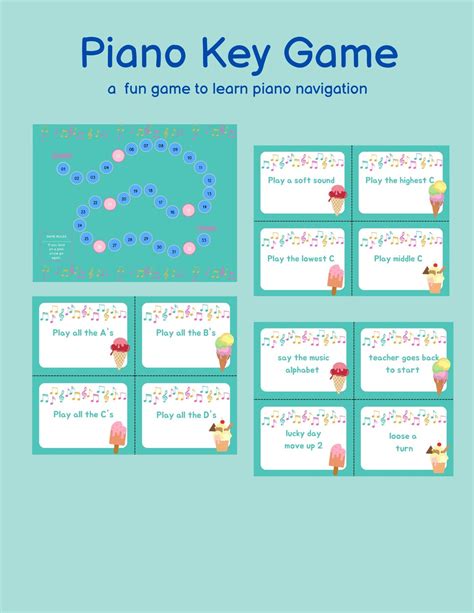 Piano Game Group Piano Lesson Piano Keys Music Game Piano Activity Piano Student Piano Teachers ...