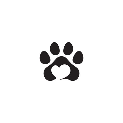 Paw Logo design vector illustration 13010474 Vector Art at Vecteezy