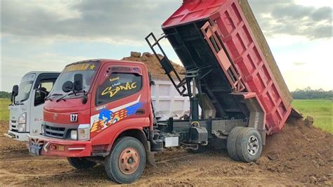 Mobil Dump Truk Jomplang Muatan Tanah Timbunan Overloaded YouTube