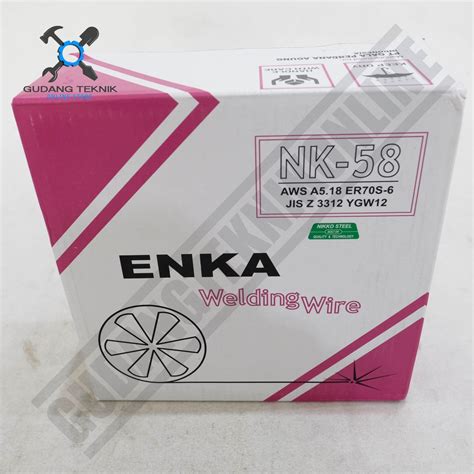 Jual Kawat Las CO2 Wire MIG 0 8mm 15Kg Enka NK58 Kawat Las 0 8 Mm Mig