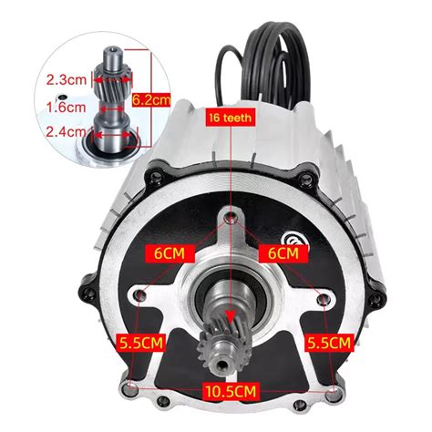 128 Series 48v 500w Dc Motor Electric Tricycle Differential Brushless Dc Motor Buy 128