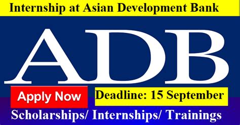 Asian Development Bank Internship 2023 Paid Internship Jobs