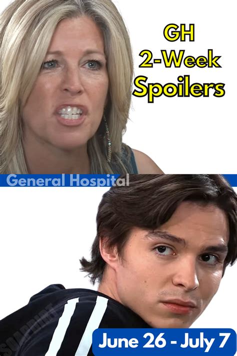 General Hospital Two Week Spoilers June July Carly Flips Spencer