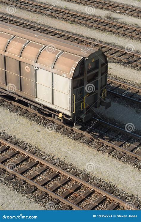 Cargo Train Car stock photo. Image of boxcar, mode, railway - 19352274