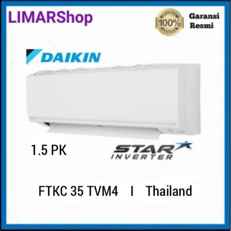 Jual AC Daikin Star Inverter 1 5 Pk FTKC35 FTKC 35 TVM4 R32 Thailand