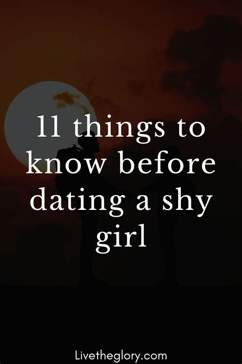 11 Things To Know Before Dating A Shy Girl Live The Glory