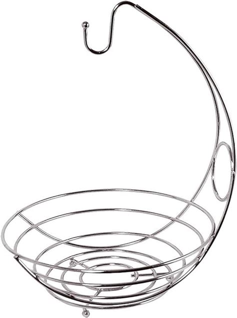 Premier Housewares 509514 Fruit Bowl With Banana Hook Fruit Basket