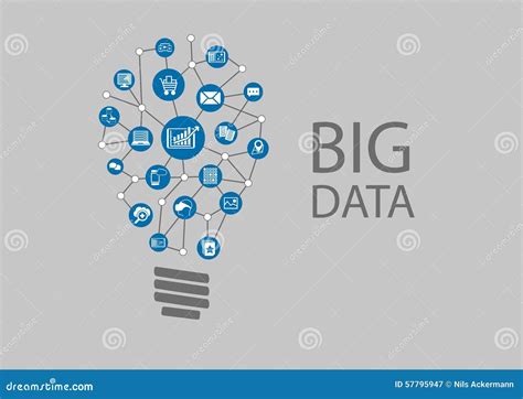 Digital Revolution For Big Data And Predictive Analytics Stock Vector