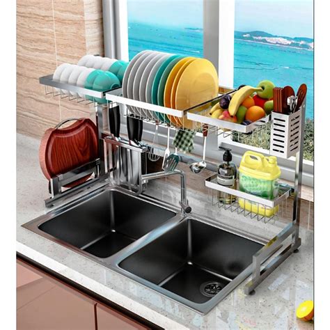 Emoderndecor Avery In Stainless Steel Standing Dish Rack Fsdr