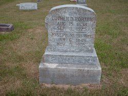 Josephine Luellen Butcher Porter 1845 1905 Mémorial Find a Grave