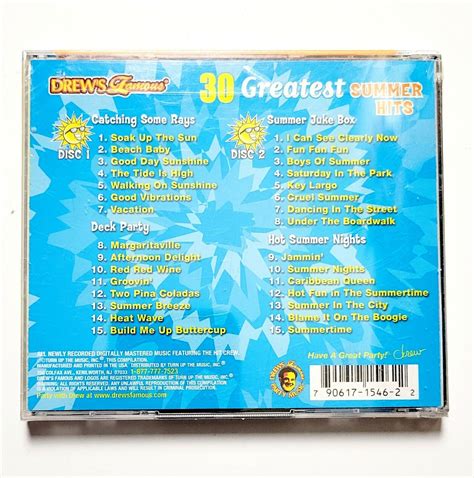 Drews Famous 30 Greatest Summer Hits By Drews Famous Cd Apr 2003 2