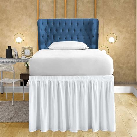 Amazon Sleep Nest Dorm Bed Skirt Twin Xl Inch Drop Ruffled