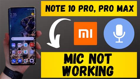 Redmi Note 10 Pro Mic Not Working Problem Redmi Microphone Problem Fix Note 10 Pro Max Youtube