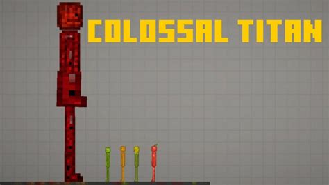 HOW TO MAKE COLOSSAL TITAN IN MELON PLAYGROUND PEOPLE PLAYGROUND