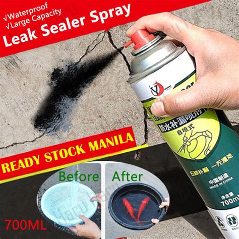 Waterproof Leak Sealant Repair Spray For Roof Wall Cracks Pipes Super Strong Leak Sealer Spray