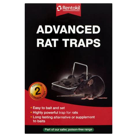 Rentokil Advanced Rat Traps 2 Reuseable Traps Pack X 6 – Belito