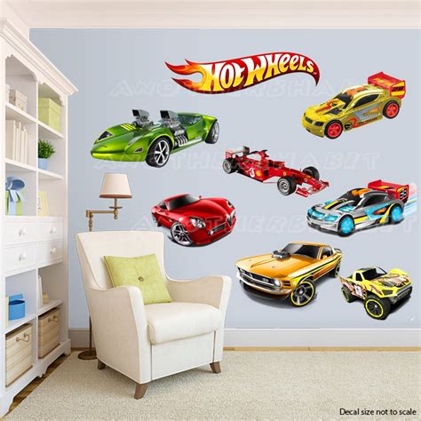 Hot Wheels Wall Decal Room Decor Inspired Etsy