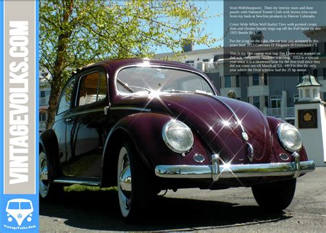 1953 Oval Window Vw Ragtop Euro Beetle Bug Classic Vw Beetles And Bugs