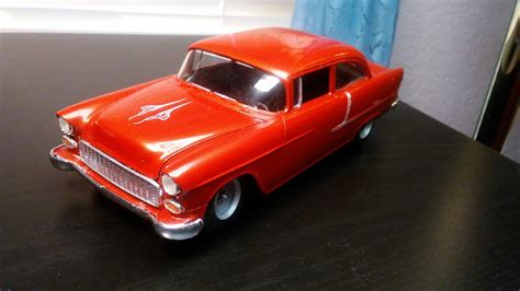 1955 Chevy Bel Air Sedan Plastic Model Car Kit 125 Scale