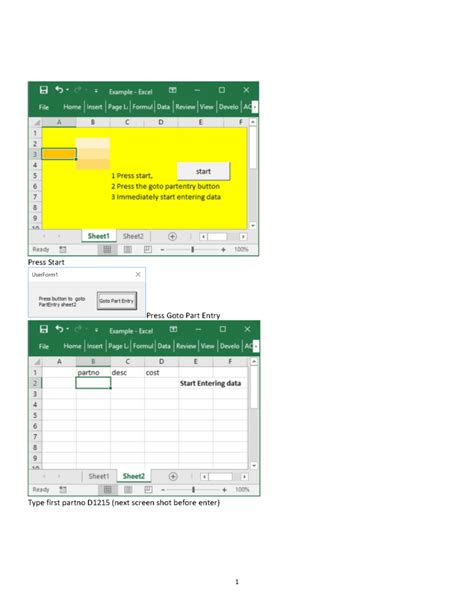 Excel Vba Userform Save Data To Worksheet