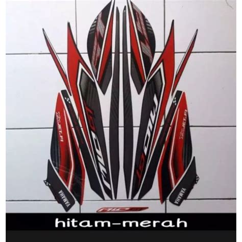 Jual STICKER STRIPING FULL SET LIS LIST BODI MOTOR YAMAHA MIO GT TAHUN