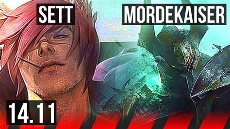 Sett Vs Mordekaiser Top 701 6 Solo Kills Godlike Euw Master