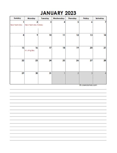 Libreoffice Calendar Template 2023 - Printable Word Searches