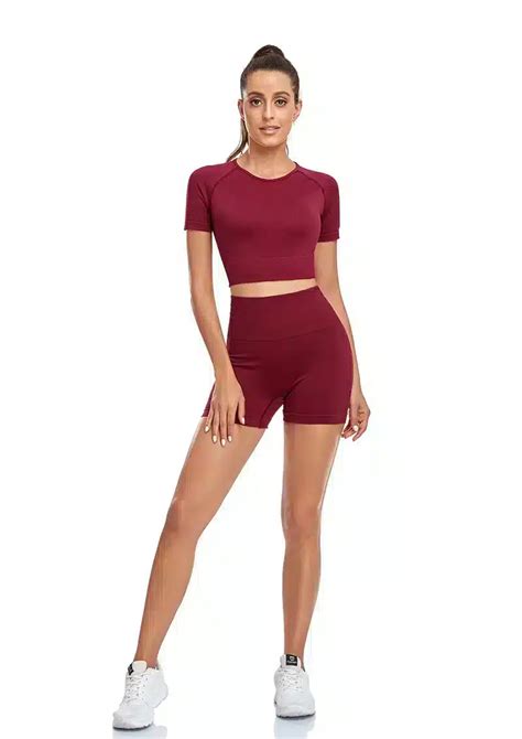 Seamless Crop Top Short Sleeve