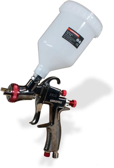 Amazon AEROPRO USA R500 LVLP Gravity Feed Air Spray Gun 1 5 Mm Nozzle