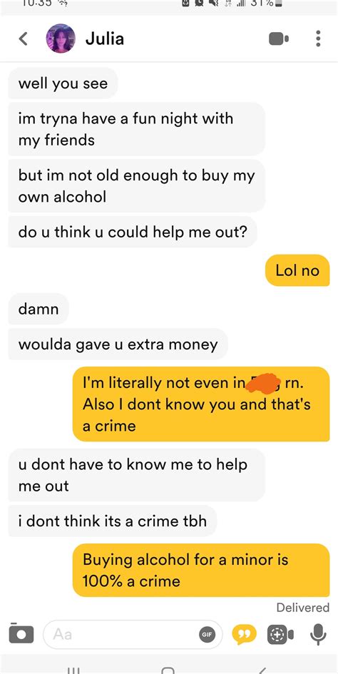 So this happened yesterday : r/Tinder