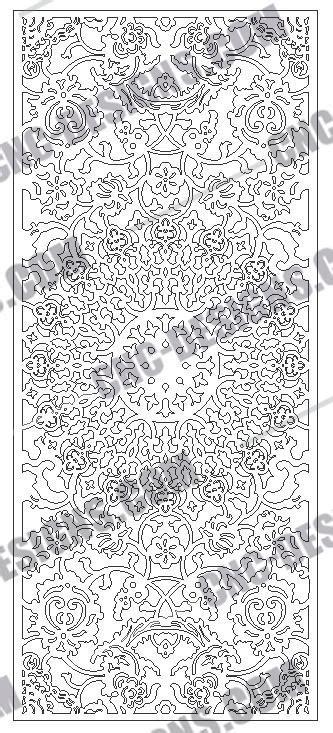 Panel 12 DXF Files - CNC Designs Collection - Download now